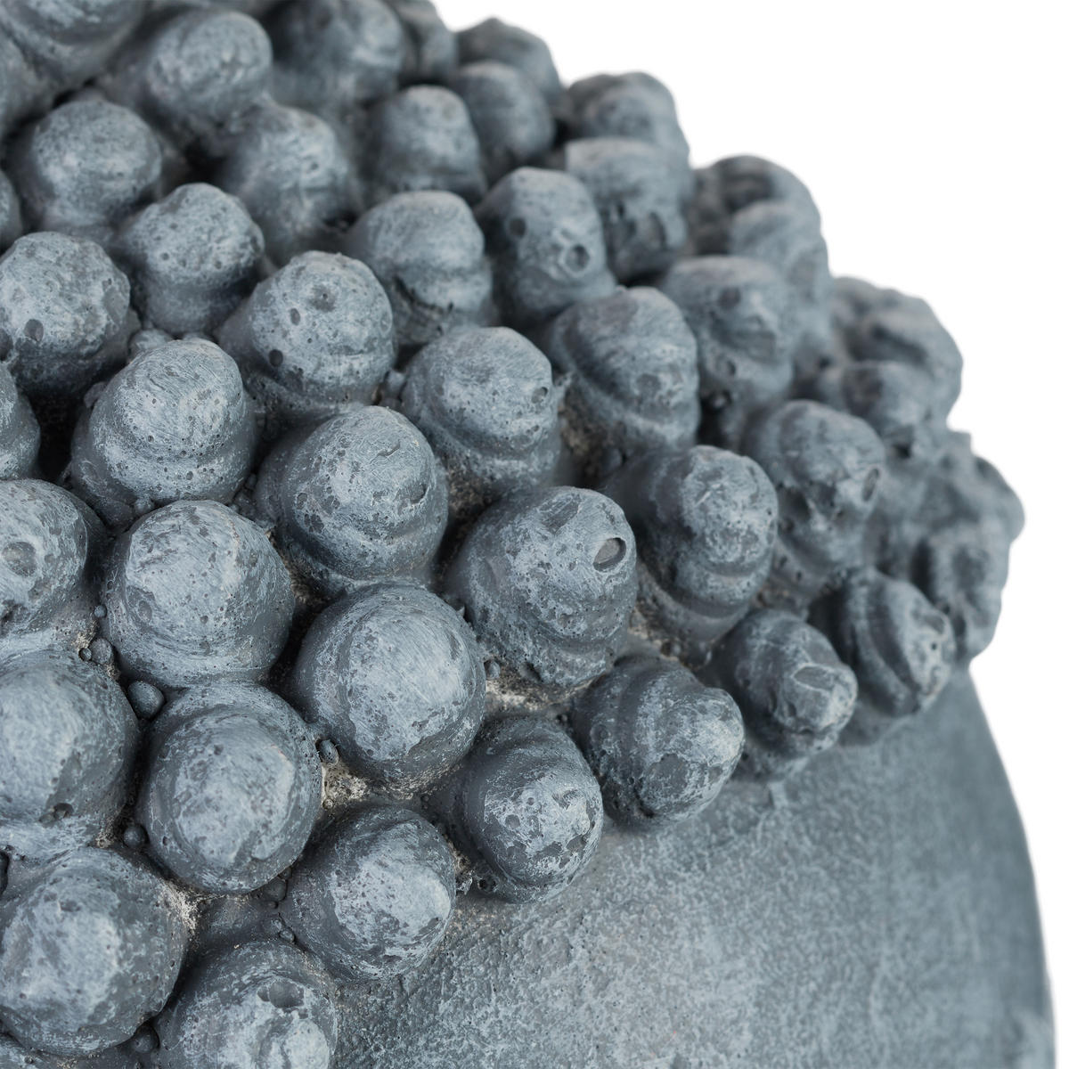 BUDDHA Figur - Grau, Kunststoff (30/50/25cm) - Relaxdays