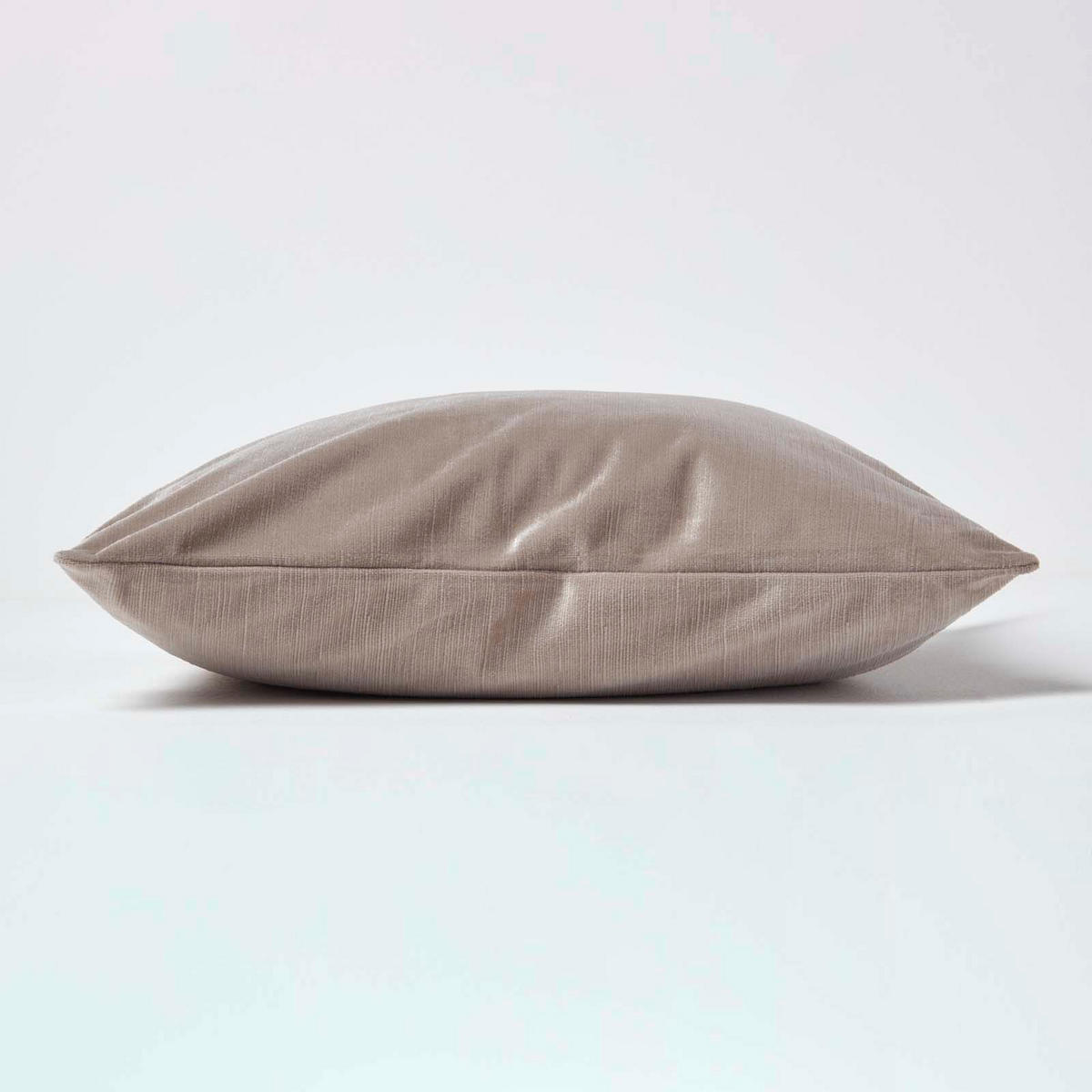 KISSENHÜLLE Samt champagner 45/45 cm - Champagner, Textil (45/45cm) - Homescapes