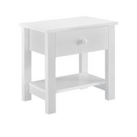 NACHTTISCH - Weiß, Metall (30/40/42cm) - [en.casa]