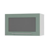 KLAPPHÄNGESCHRANK Kvantum W4BS/60-AV Mint Matt / Weiß Matt 60 / 32,5 / 36cm - Weiß/Mintgrün, Holz/Holzwerkstoff (60/36/32.5cm) - Feldmann-Wohnen