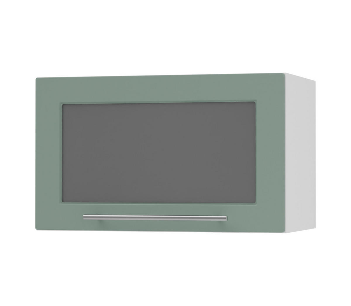 KLAPPHÄNGESCHRANK Kvantum W4BS/60-AV Mint Matt / Weiß Matt 60 / 32,5 / 36cm - Weiß/Mintgrün, Holz/Holzwerkstoff (60/36/32.5cm) - Feldmann-Wohnen