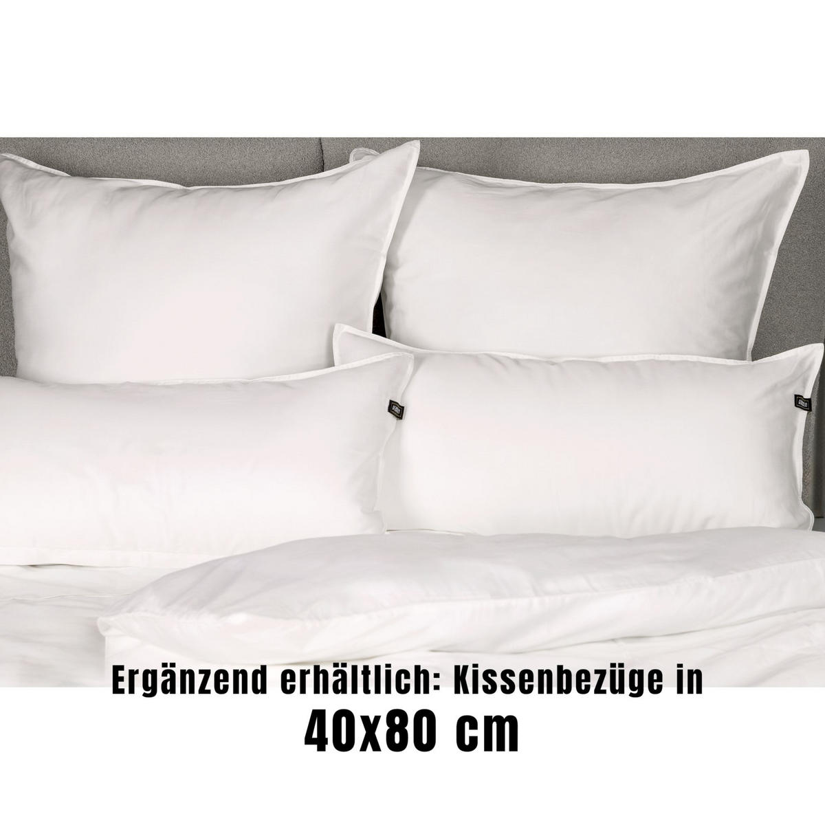 SATIN BETTWÄSCHE PLAIN - Weiß, Textil (155/220cm) - Schöner Wohnen