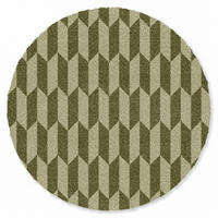 KOBERCE - Vzor - abstraktný - zelený - lietadlá - 90x90 cm - olivovozelená, textil/plast (90/0.4cm) - OnlyWow