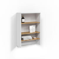 BADSCHRANK Paolina Weiß/Artisan 68 x 100.4 cm mit offenen Regalen - Weiß/Eiche Artisan, Holzwerkstoff (68/100.4/29cm) - Livinity®