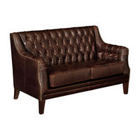 SOFA ohne Schlafmöglichkeit - -Sitzer - Leder - Schokoladenbraun - - Braun, Leder (138/84/84cm) - Vente-Unique