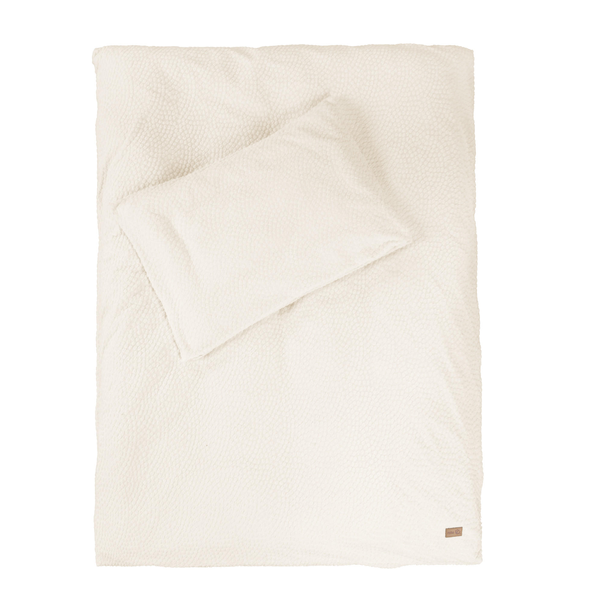 BABYBETTWÄSCHE 100x135 cm Seashells oyster - Weiß, Textil (100/135cm) - Roba