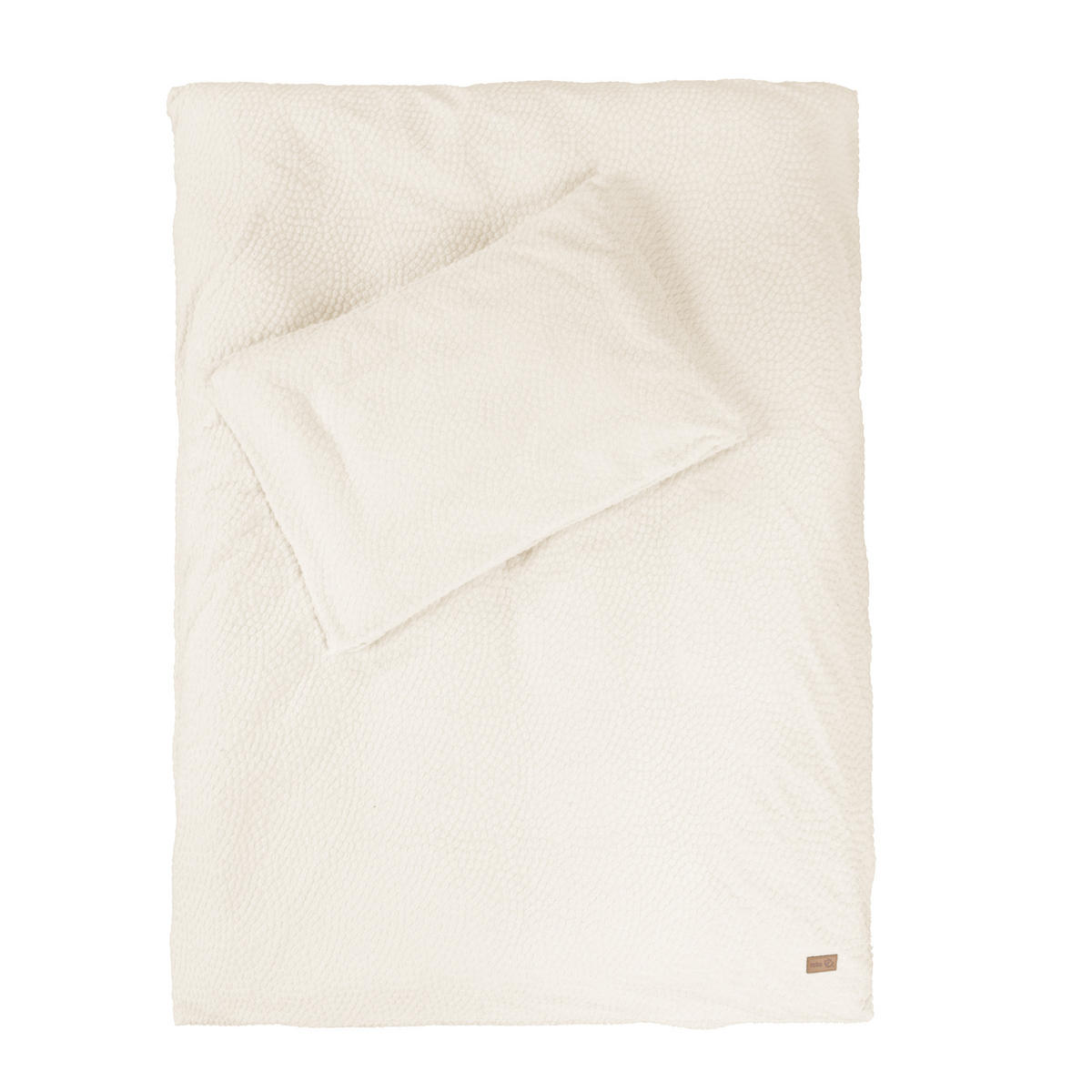BABYBETTWÄSCHE 100x135 cm Seashells oyster - Weiß, Textil (100/135cm) - Roba