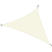 SONNENSEGEL SolVision PS9 500/500/700 cm dreieckig Creme PE - Creme, Kunststoff (500/500cm) - Sol Royal