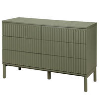KOMMODE - Olivgrün, Holz/Holzwerkstoff (120/80/40cm) - home24