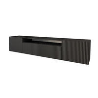 LOWBOARD NOA-2-W 200x40x41 cm - Schwarz - Schwarz/Weiß, Holzwerkstoff (200/40/41cm) - ALTDECOR