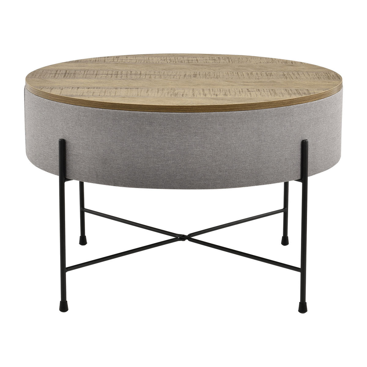 COUCHTISCH Tauranga 60/60/40 - Grau, Metall (60/60/40cm) - [en.casa]