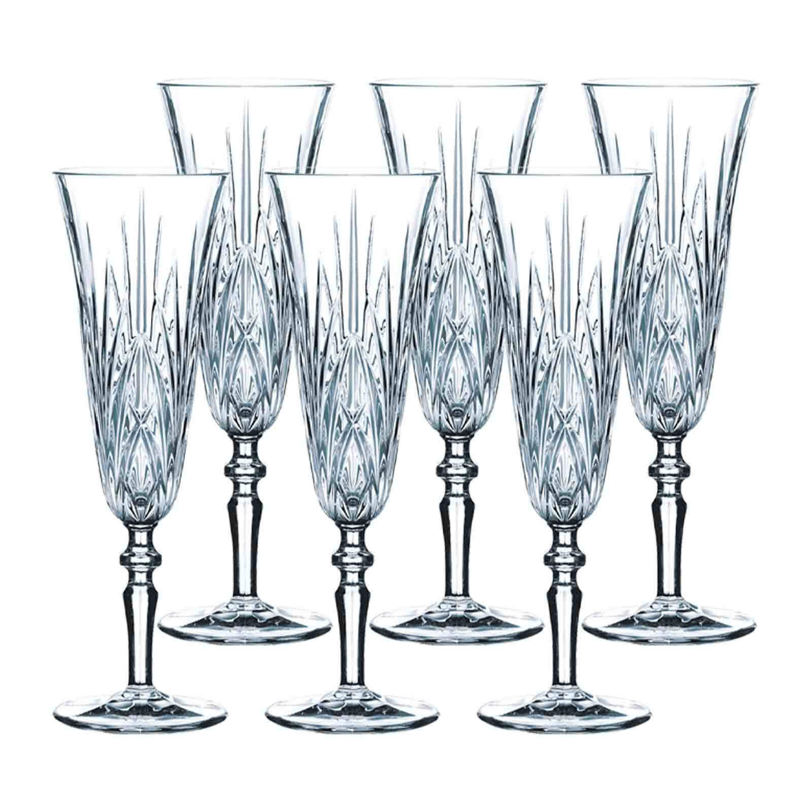 SEKTGLÄSER Palais transparent 140 ml 6er Set - Transparent, Glas (0.14L) - Nachtmann