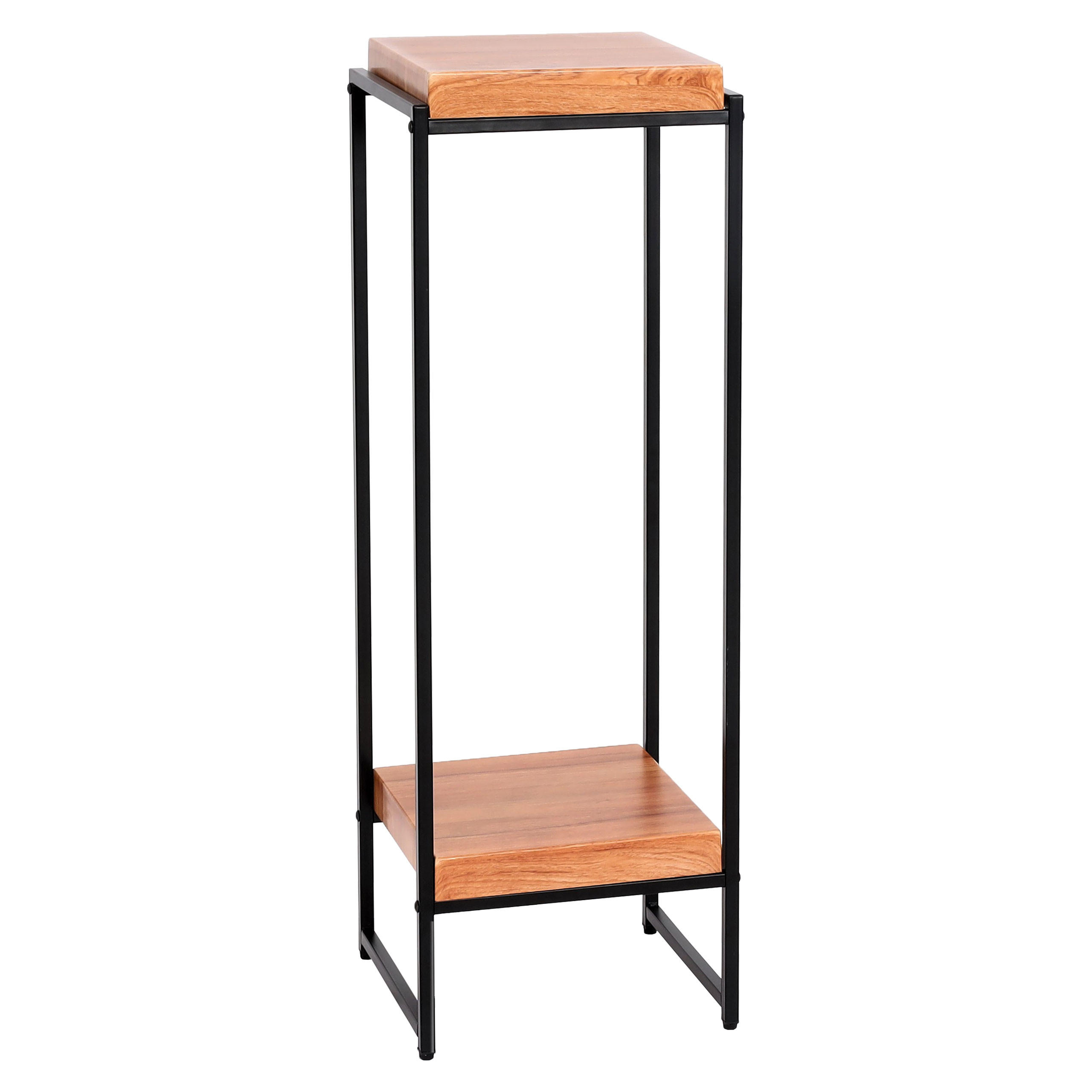 BLUMENTISCH quadratisch Braun - Braun, Holzwerkstoff (32/30/101cm) - MCW