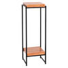 BLUMENTISCH quadratisch Braun - Braun, Holzwerkstoff (32/30/101cm) - MCW