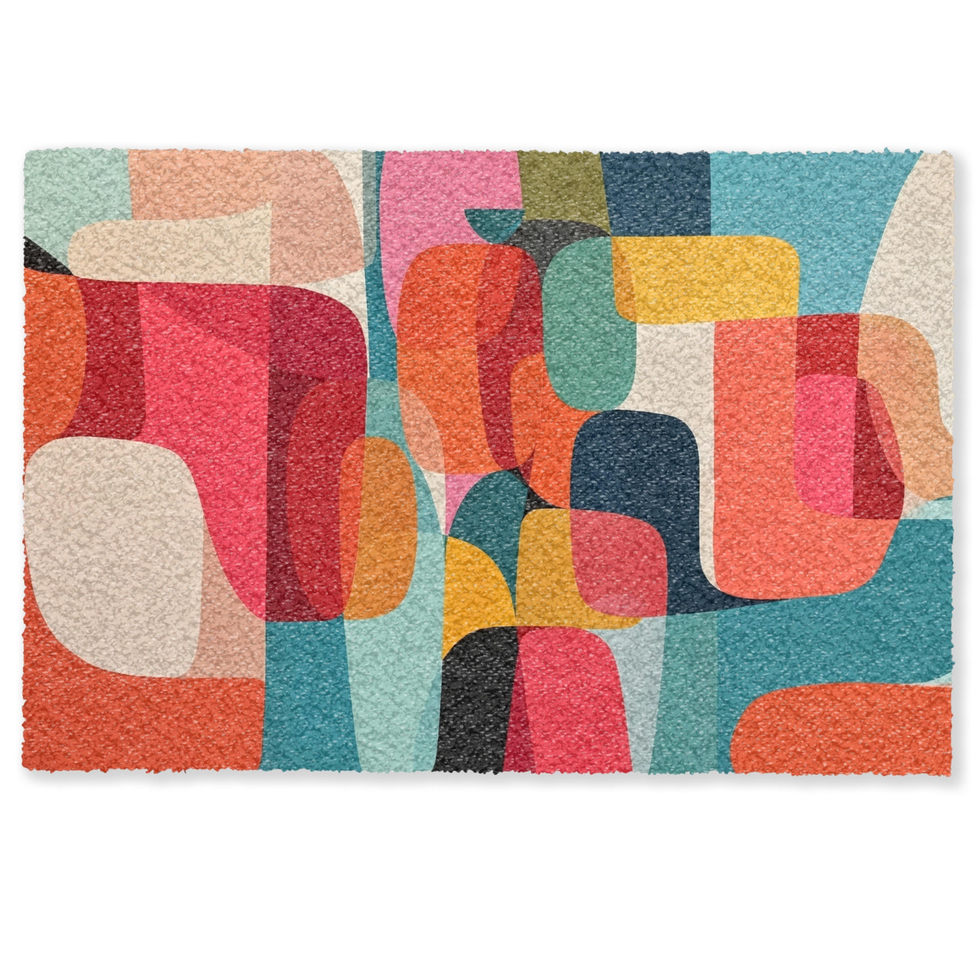 MuchoWow ROHOŽKA Tvary - barevné - abstraktní - letadla 60x40 cm