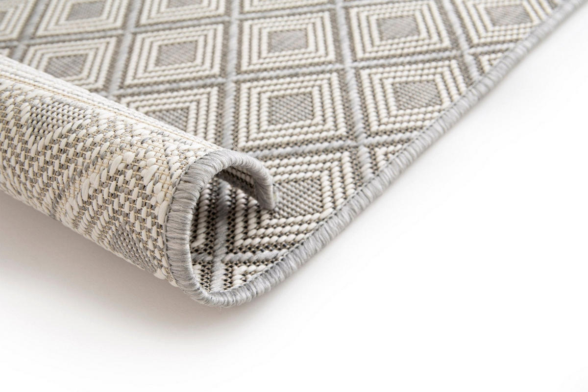 TEPPICH für Innen und Außen grau - Grau, Textil (160/230cm) - AFK Living