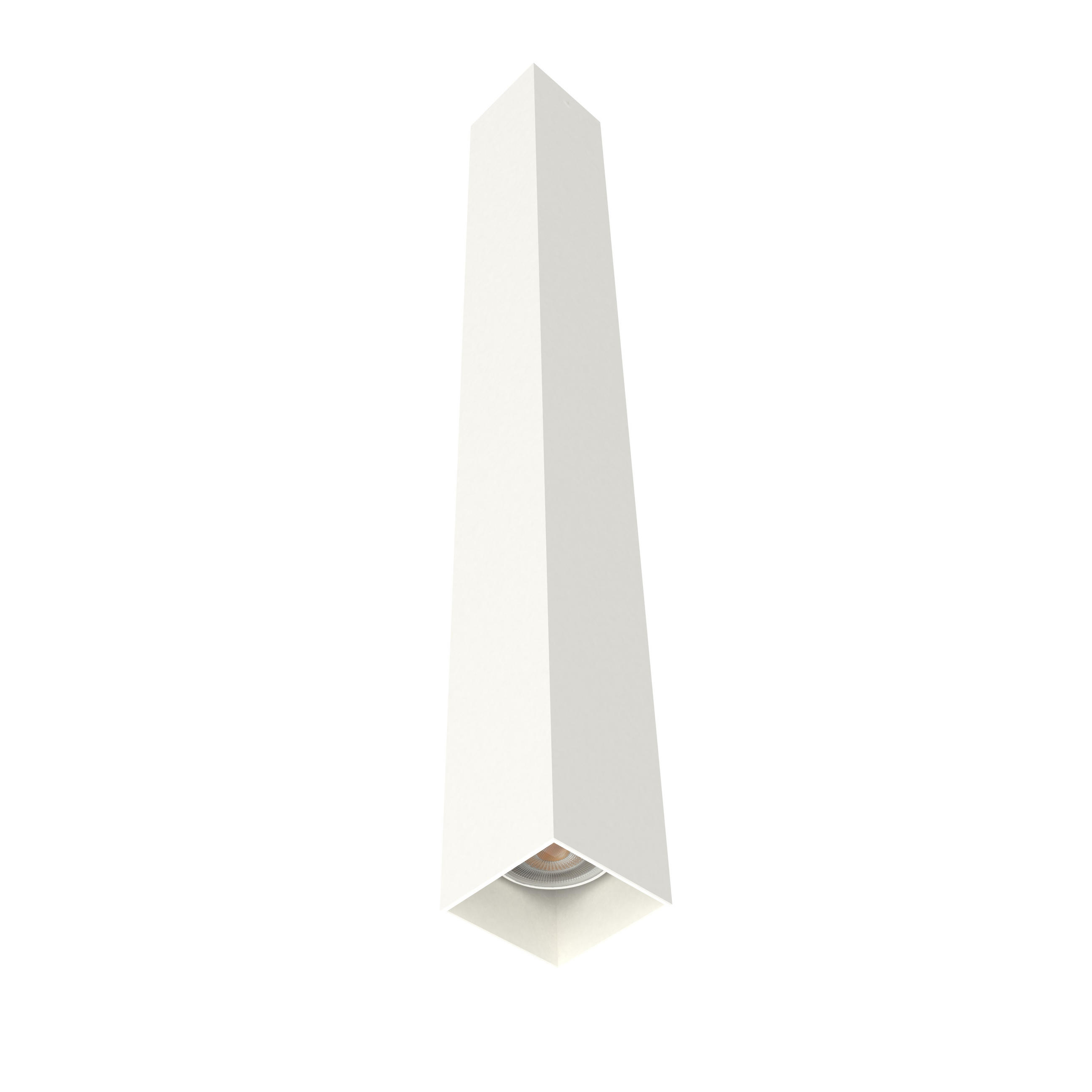 DECKENLEUCHTE Cube H60 - Weiß, Metall (6/6/60cm) - Lumicom