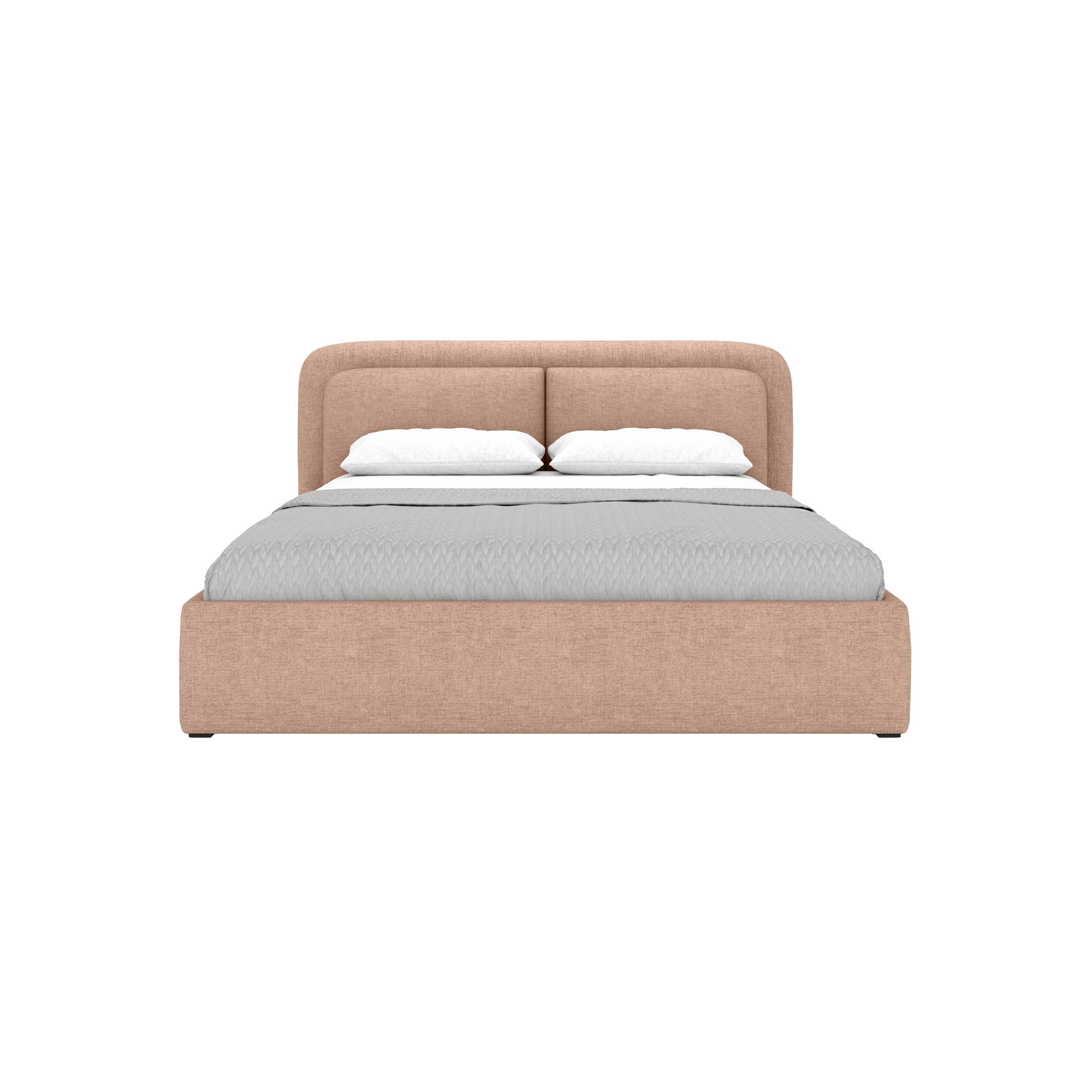 POLSTERBETT Skalo 120x200 cm, Braun - Braun, Textil (120/200cm) - Fedve