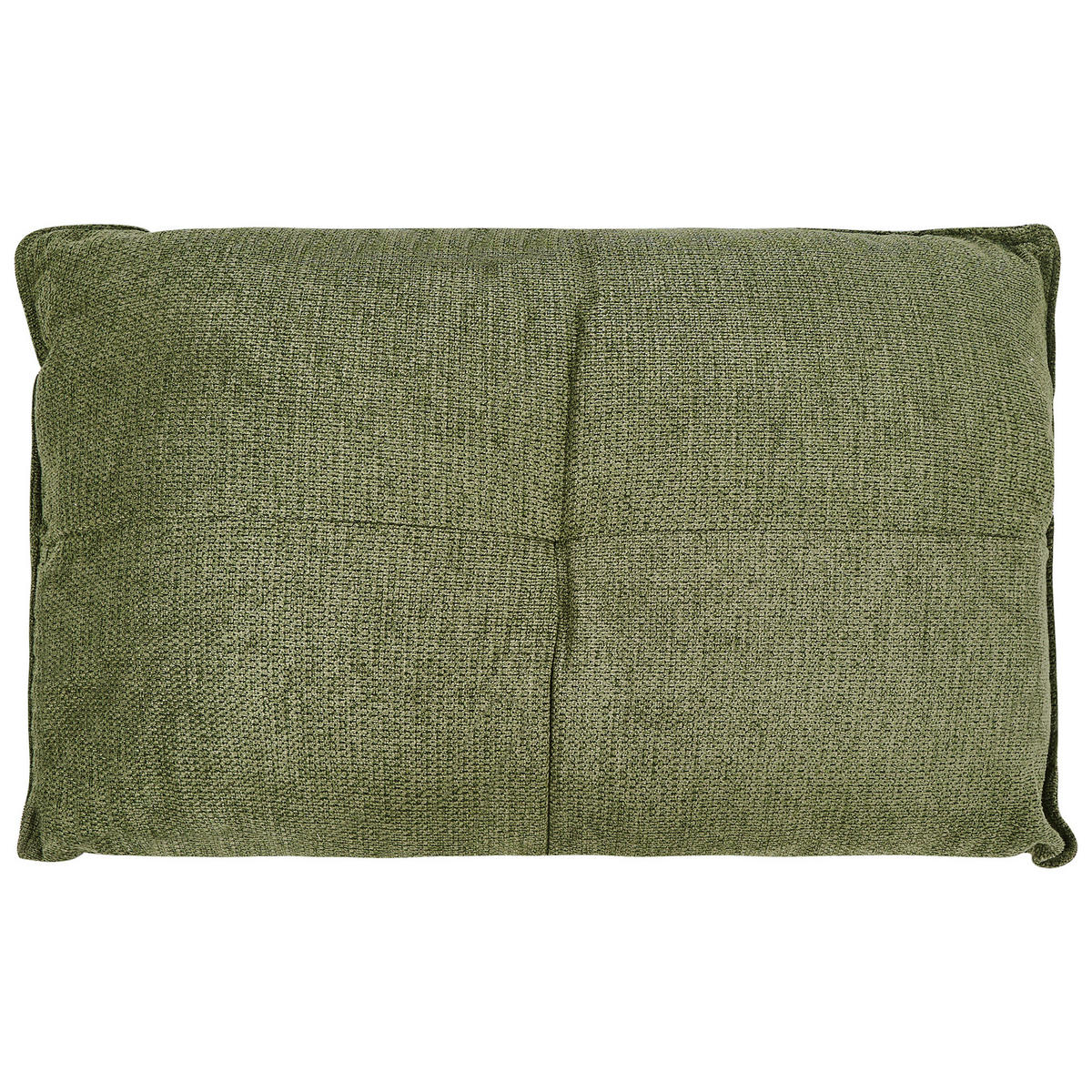 CHAISELONGUE-LINKSSEITIGE Stoff Grün Rocamadour - Schwarz/Grün, Textil (150/83/72cm) - Beliani