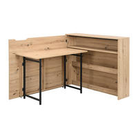ECKSCHREIBTISCH Klappbar - MDF - Natur - RELIMY - Naturfarben, Holz (27/115/93cm) - Vente-Unique