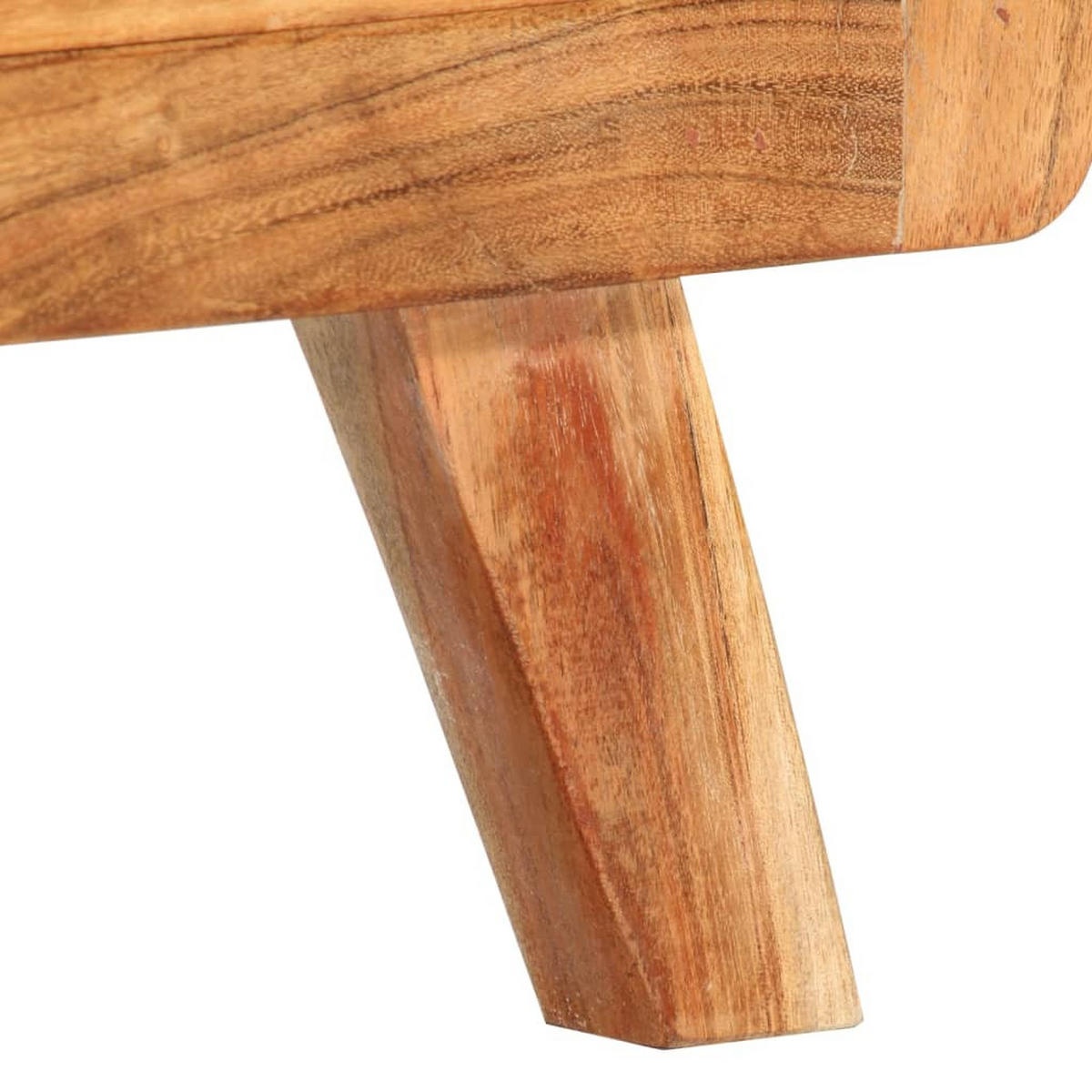 TV-SCHRANK 110/30/40 Cm Massivholz Akazie - Braun, Holz (30/40/110cm) - vidaXL
