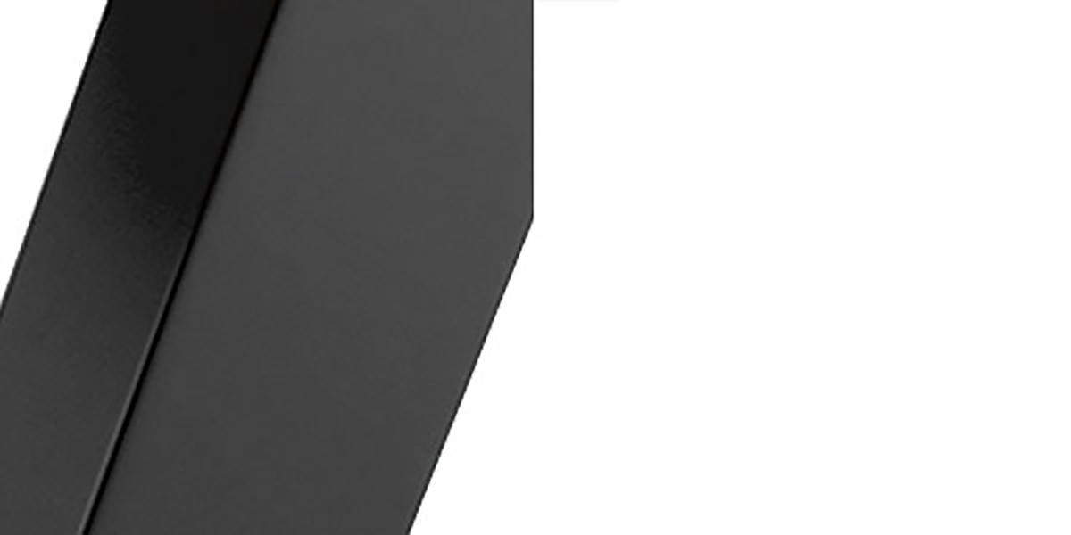 COUCHTISCH Libre Icy Weiß / Schwarz (2er-Set) - Schwarz/Weiß, Holz/Holzwerkstoff (75/133/42cm) - Feldmann-Wohnen