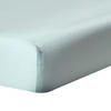 SPANNBETTLAKEN Satin aus 100% Bio-Baumwolle - Hellblau, Textil (160/200cm) - Homescapes