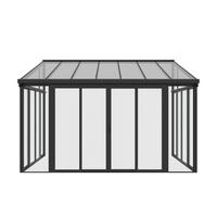 WINTERGARTEN AMARIS - Anthrazit, Metall (428/312/300cm) - Home Deluxe