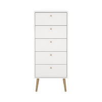 KOMMODE, Bodo, Weiß, Holzwerkstoff, 51 x 40 x 121 cm - Weiß, Holzwerkstoff (51/121/40cm) - ebuy24