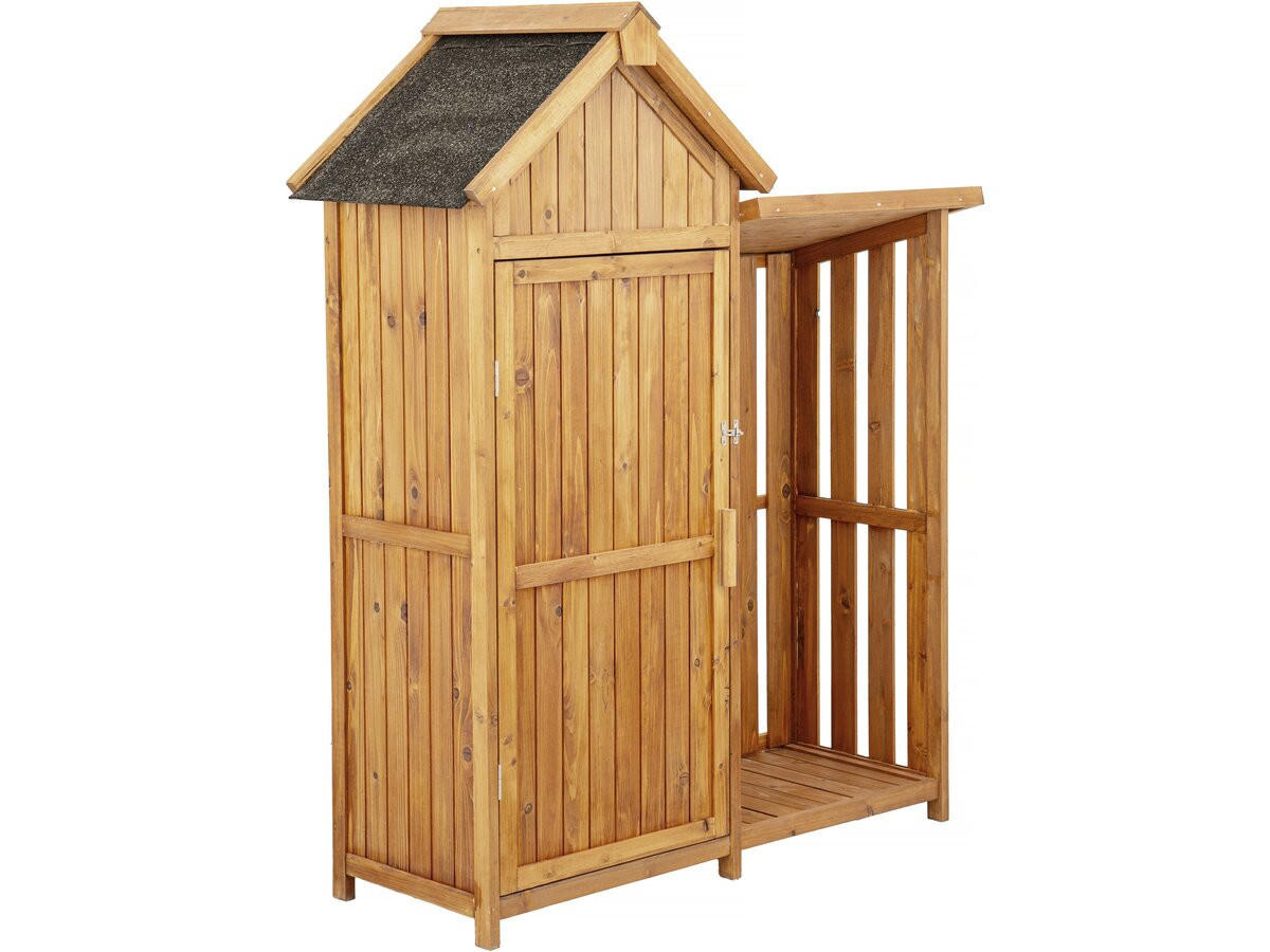 Habitat Garten Gartenschrank Braun 57x170x136 cm