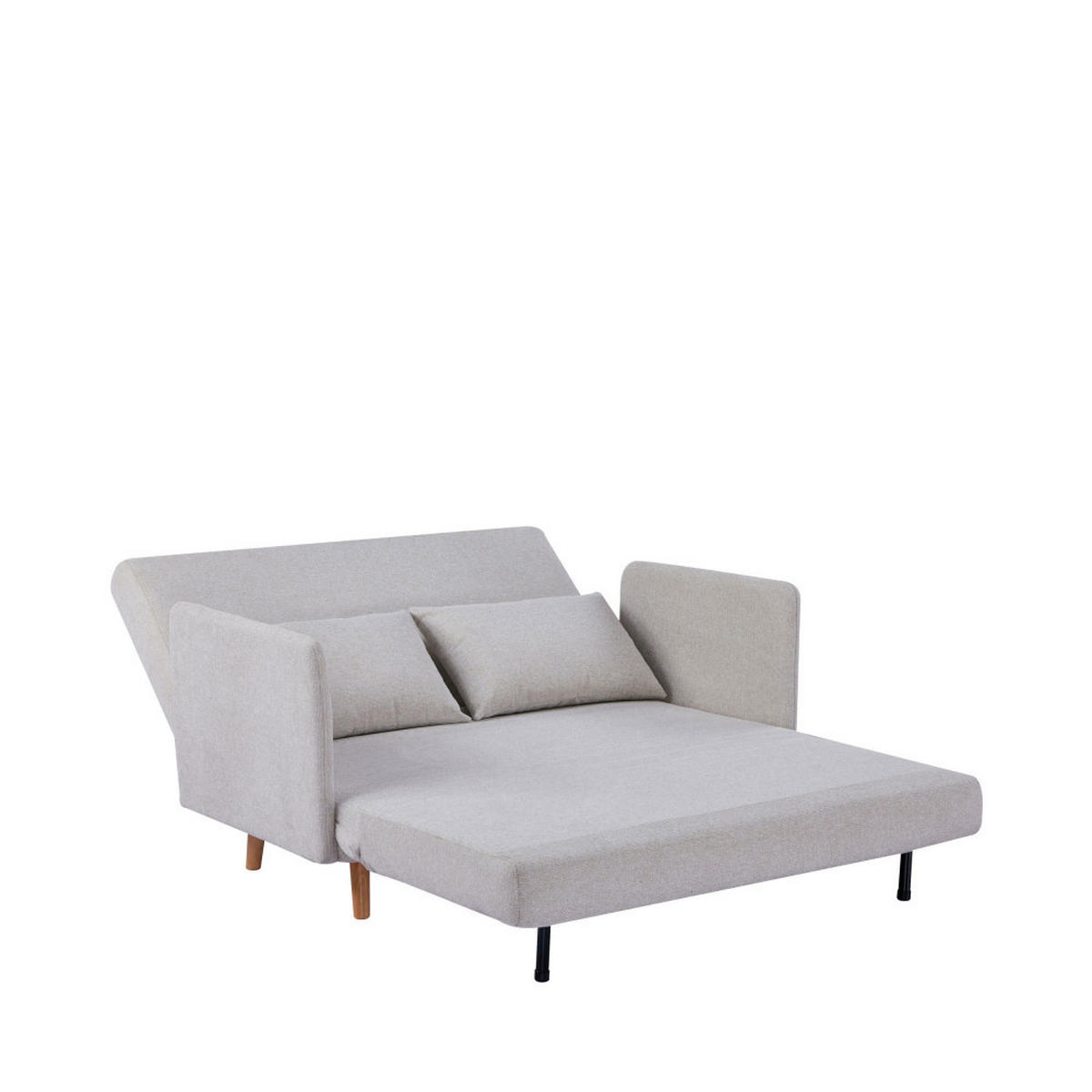 SCHLAFSOFA Heidebeige - Beige, Textil (132/80/88cm) - Drawer