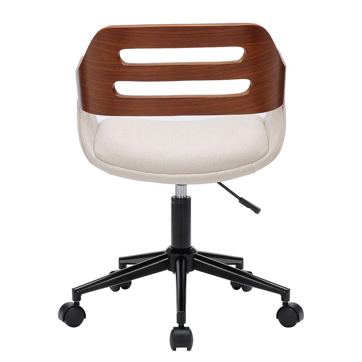 BÜRODREHSTUHL - Beige - Beige, Holzwerkstoff/Kunststoff (49/74/53cm) - home24
