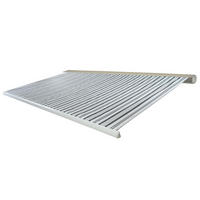 KASSETTEN-MARKISE MIT VOLANT Grau, Weiß - Weiß/Grau, Textil (500/23/300cm) - MCW