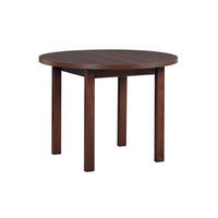 ESSTISCH Poli 2 L, 100-130 cm, walnussfarben - Walnussfarben, Holz (130/100/76cm) - Leaf Design