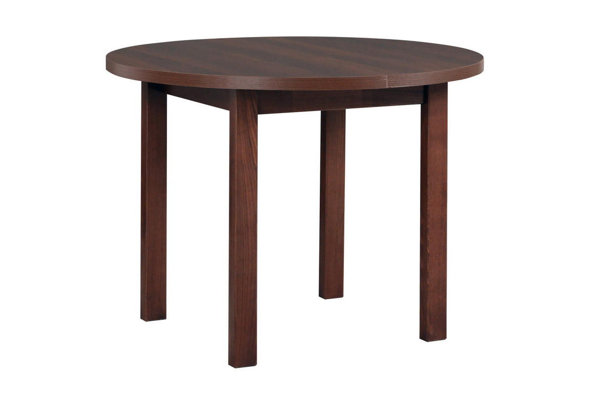 ESSTISCH Poli 2 L, 100-130 cm, walnussfarben - Walnussfarben, Holz (130/100/76cm) - Leaf Design