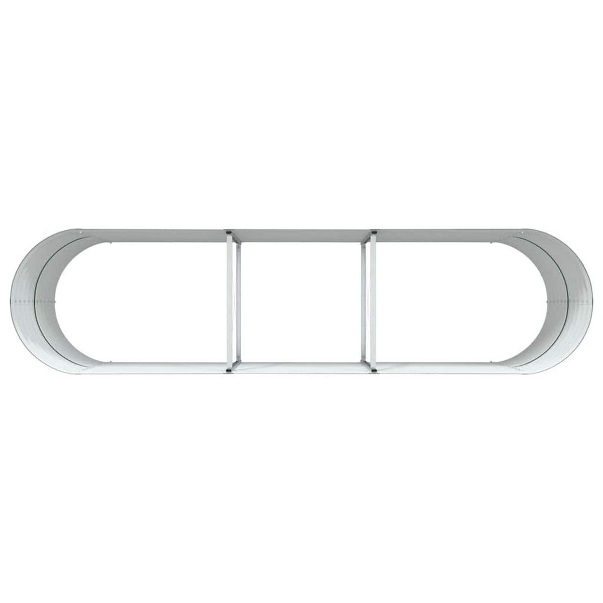 HOCHBEET Grün 320/80/81 Cm Stahl - Grün, Metall (80/81/320cm) - vidaXL