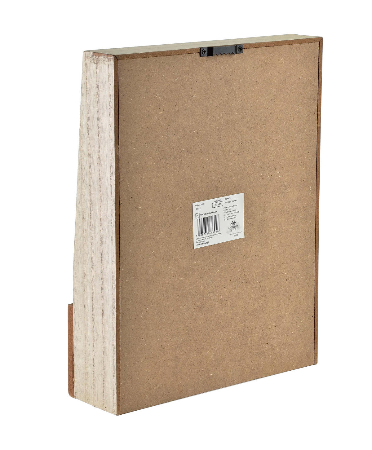 SCHLÜSSELKASTEN Stacy Braun 20/7/28 cm Holz - Braun, Holz (7/28/20cm) - Mondex