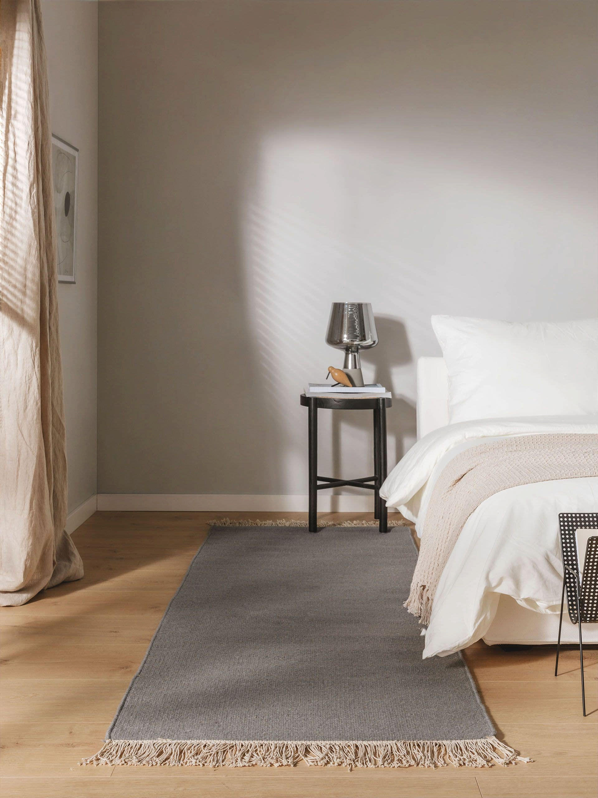 TEPPICH Liv Grau 80x250 cm - Grau, Textil (80/250cm) - benuta Pop