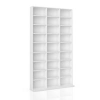 CD-REGAL Jukebox Weiß 102 x 178 cm - Weiß, Holzwerkstoff (102/178/16cm) - Vicco