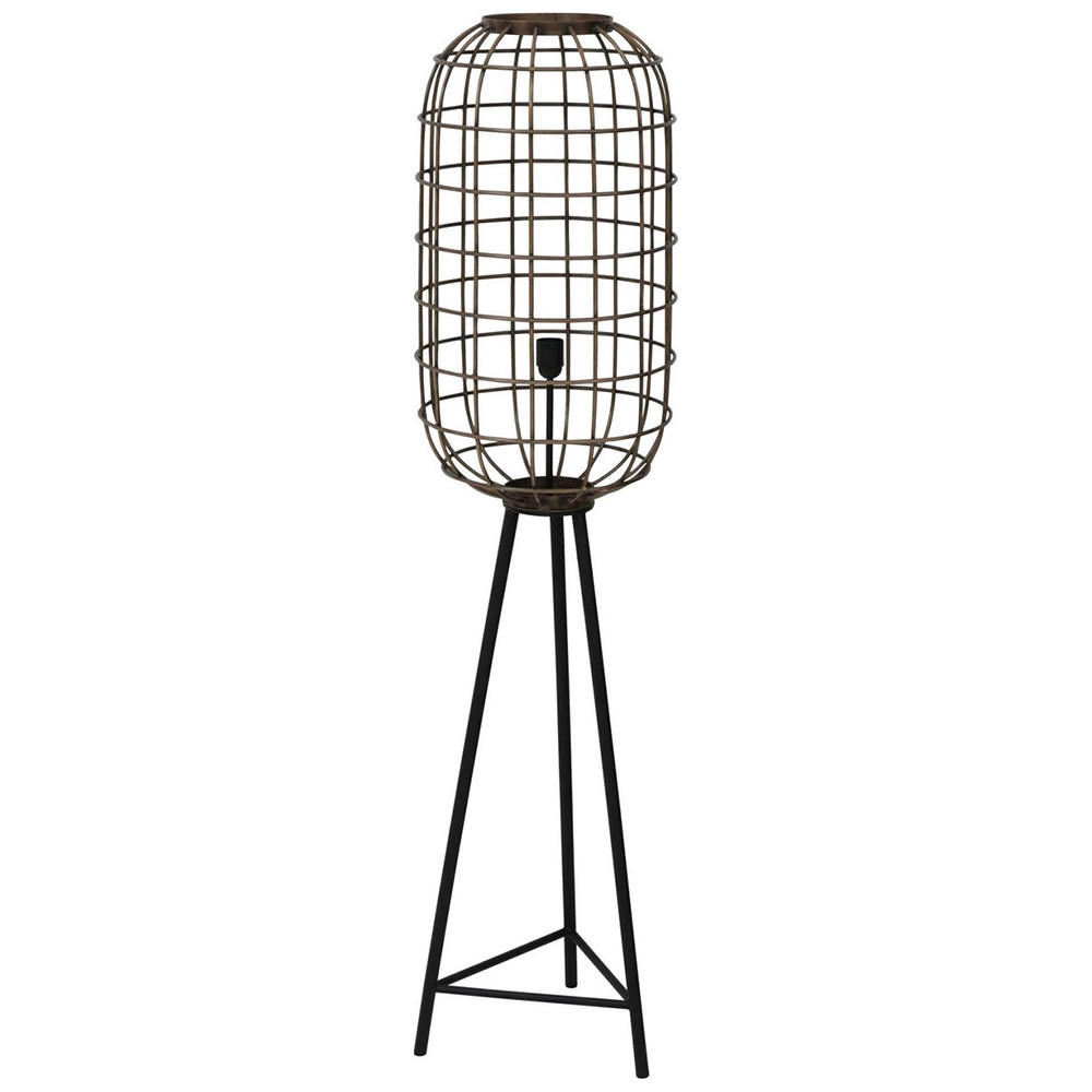 D- STEHLEUCHTE Toah Bronze Ø36,5/151 cm - Bronzefarben, Metall (36.5/36.5/151cm) - Light & Living