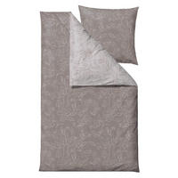 BETTWÄSCHE Infinity braun 135/200 cm Baumwolle - Braun, Textil (135/200cm) - Södahl