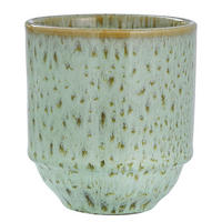 KAFFEEBECHER Tavira - Grün, Keramik (0.25L) - Butlers