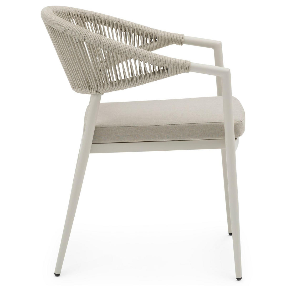 GARTENSTÜHLE SELI 6ER-SET - Creme, Textil (57/79/60cm) - IDIMEX