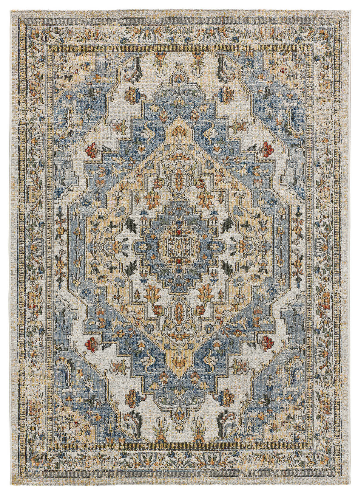 OUTDOORTEPPICH Blau Luna 80/150 cm - Blau, Kunststoff/Textil (80/150cm) - Atticgo