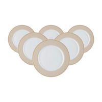 FRÜHSTÜCKSTELLER Geo beige ø 20,5 cm 6er Set - Beige, Keramik (20.5cm) - Ritzenhoff Breker