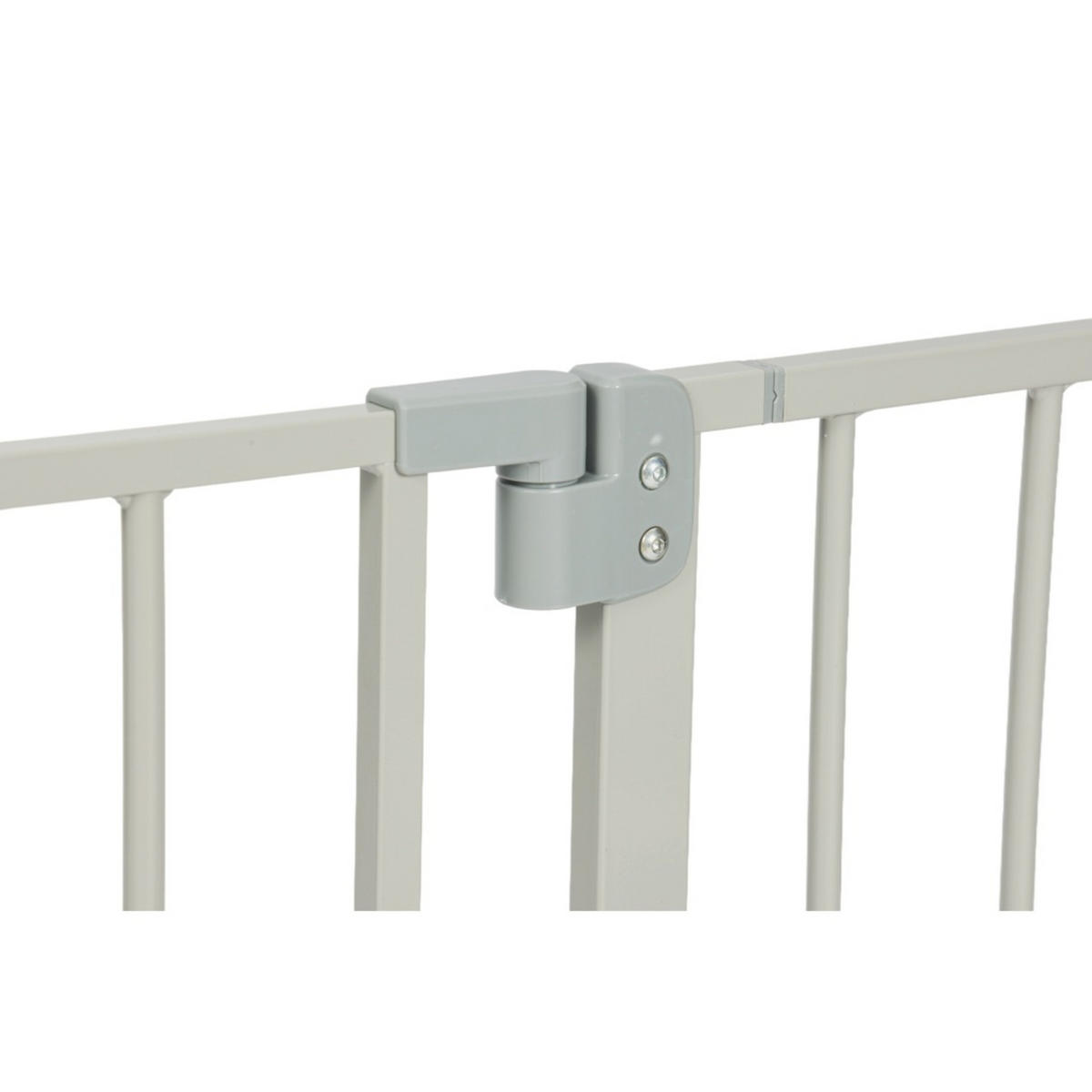 TREPPENSCHUTZGITTER - Grau, Kunststoff/Metall (100/1cm) - Relaxdays