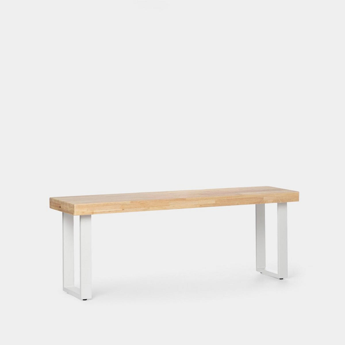 BANK Alys Natürlich 120 cm x 47 cm - Naturfarben/Weiß, Holz (120/47/34cm) - Klast Home