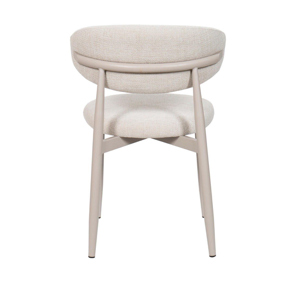 ESSZIMMERSTUHL 2er Set aus Stoff, beige - Beige, Textil (52/77/56cm) - Giga Meubel