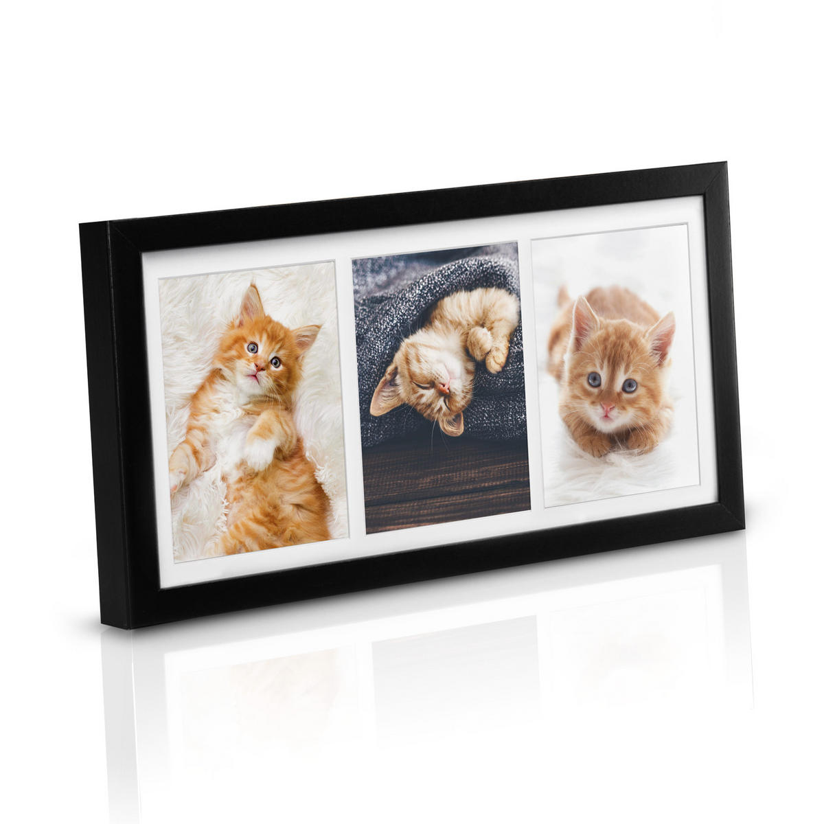 BILDERRAHMEN Galeria 10x15cm Schwarz - Schwarz, Holzwerkstoff (20/2/37cm) - BoMoe