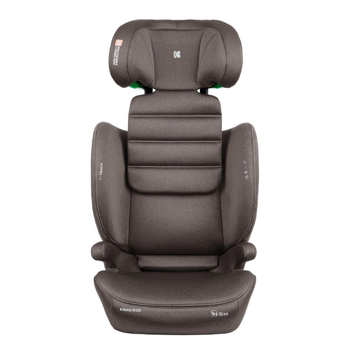 KINDERSITZ i-Track i-Size braun (100 - 150 cm) Gruppe 2/3 Isofix verstellbar - Braun, Kunststoff (44/61/45cm) - Kikka boo